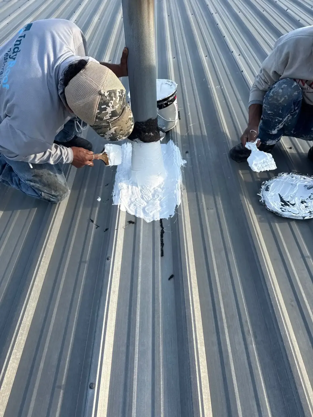 Flashing and seam work in Royal Run