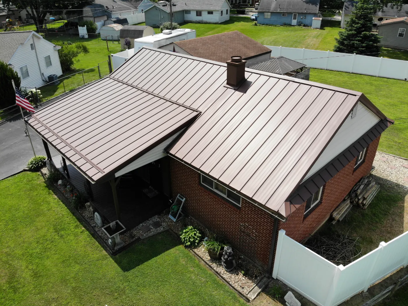 Commercial roof inspection documented in Royal Run